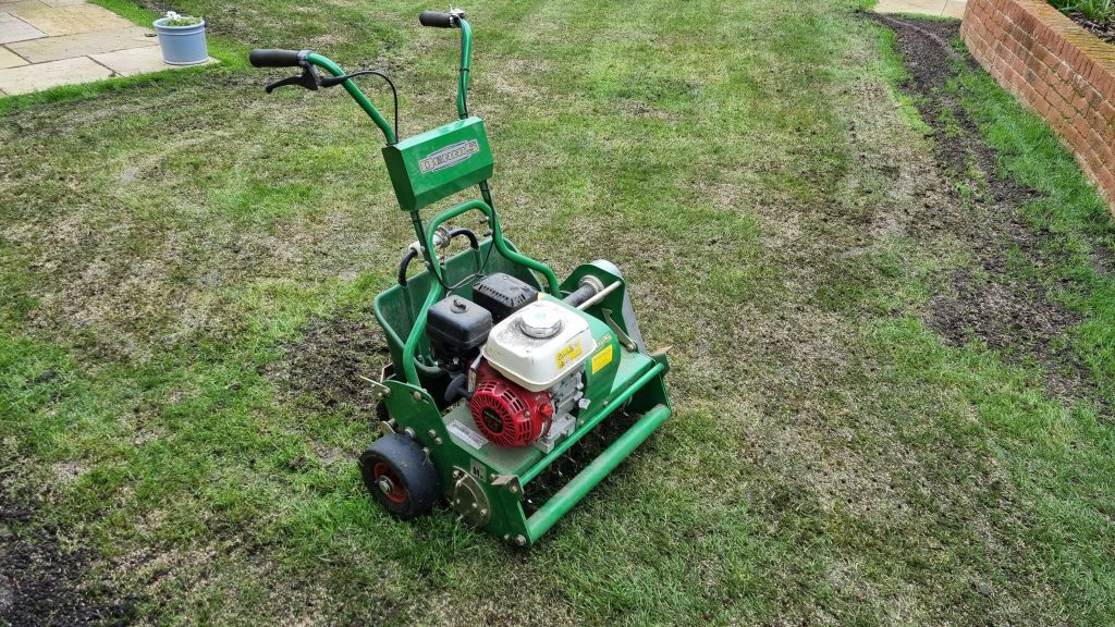 professional grass seeder for golf clubs and sports ground for sale kent overseeder