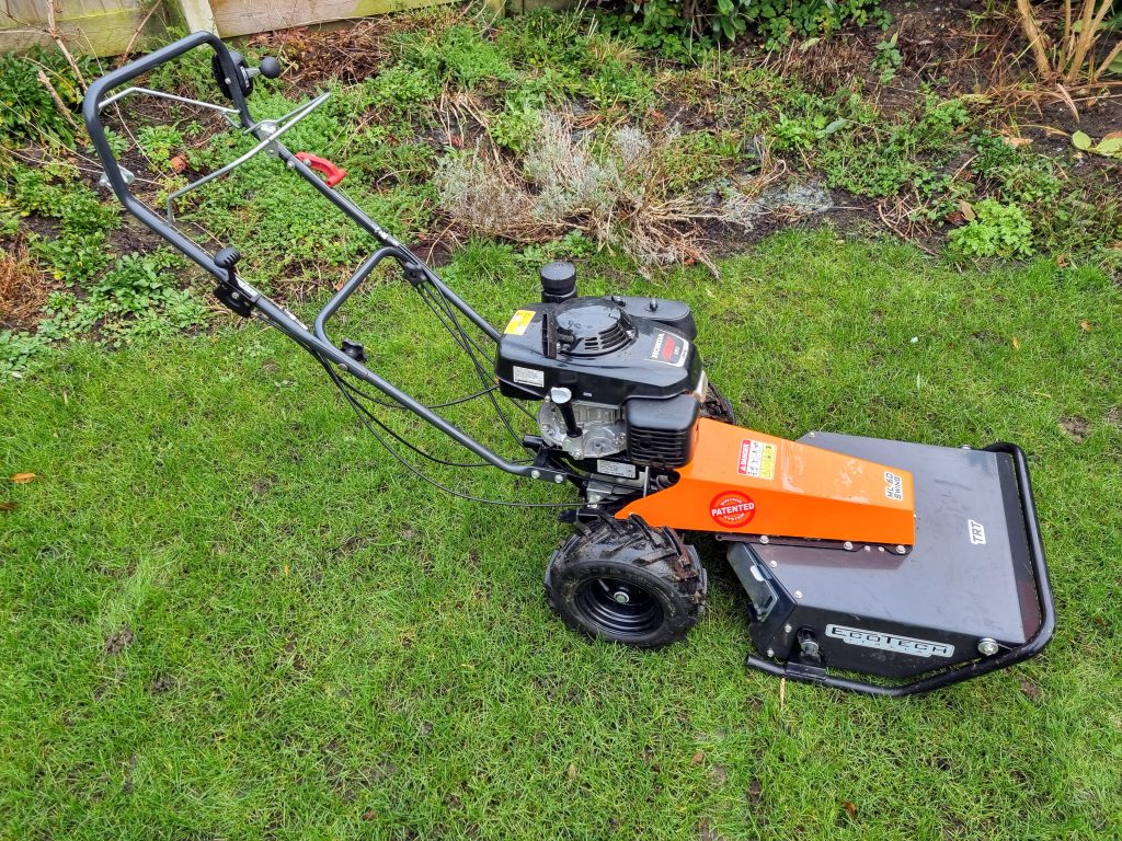 used professional EcoTech ML60 swing with TRT forestry mower head for sale kent me15