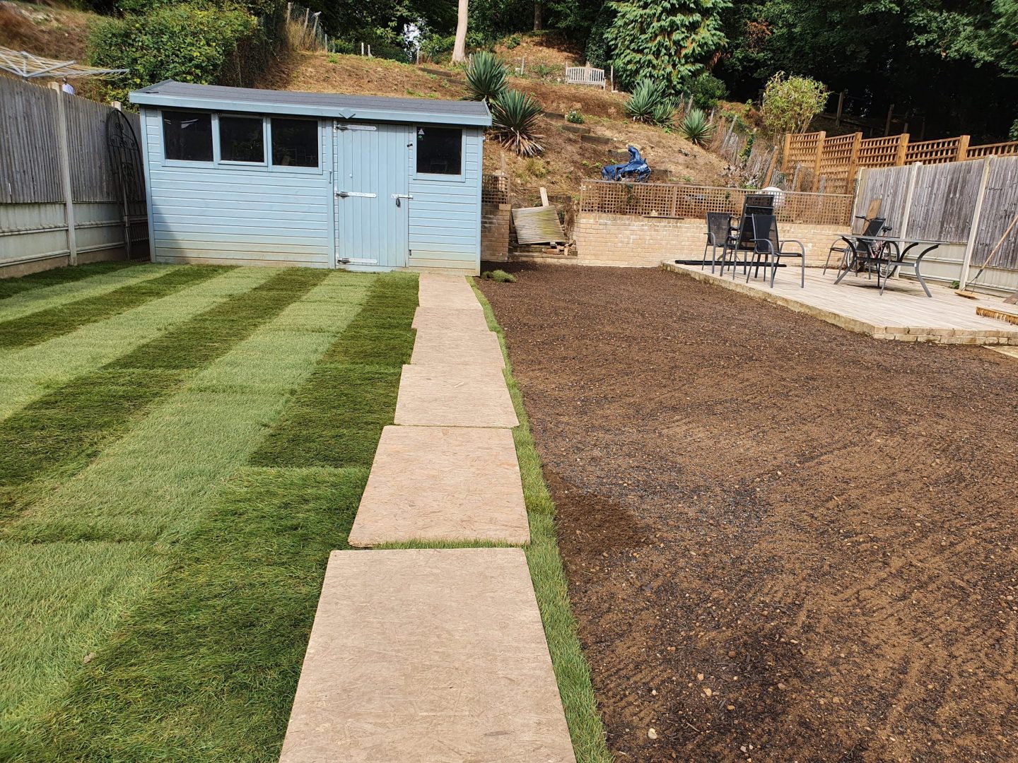 installing-lawn-turf-using-boards-maidstone-kent