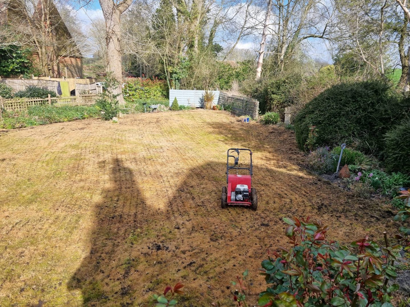 lawn_renovation_leeds_maidstone_me17_during_aeration