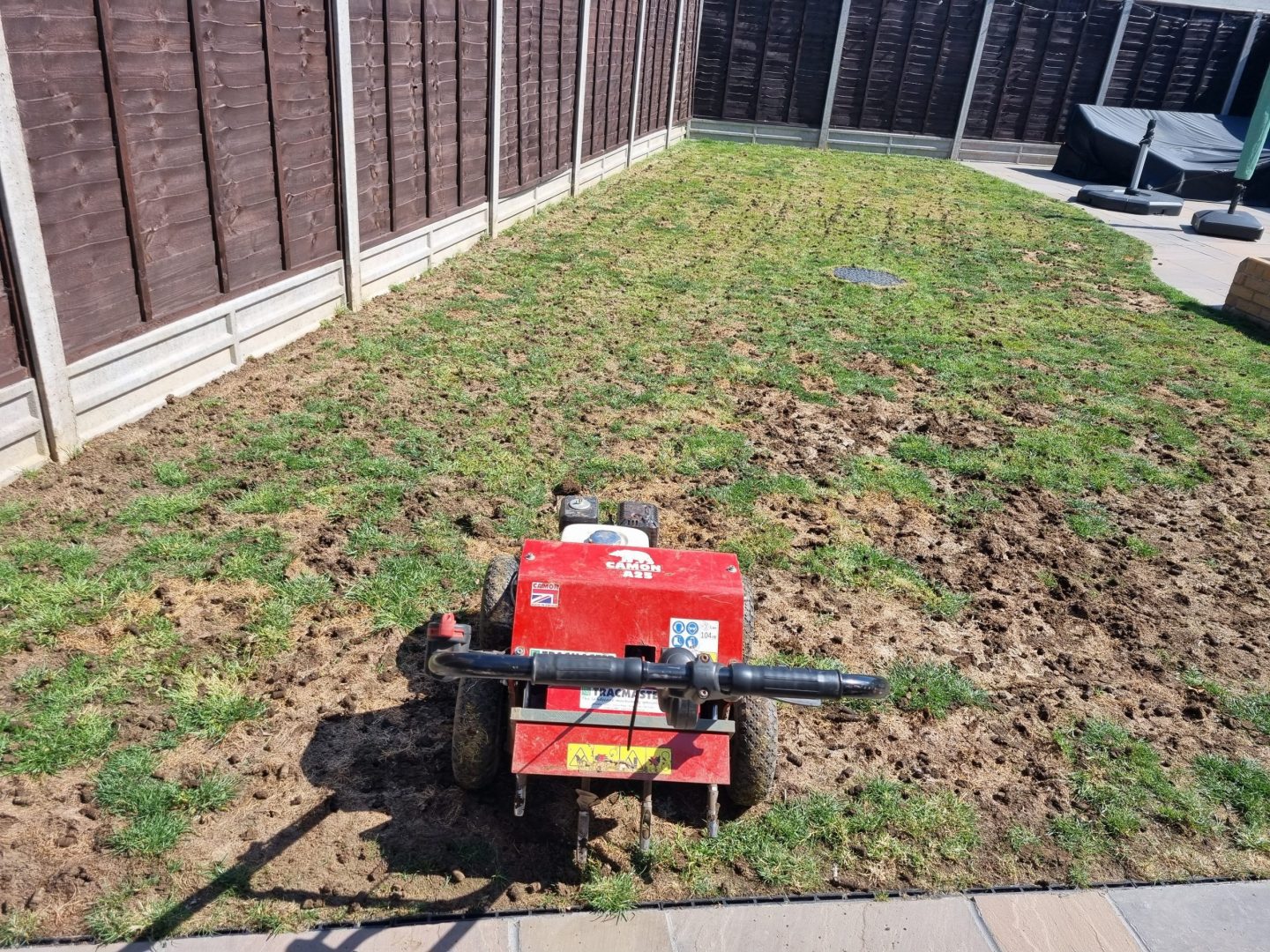 new_build_lawn_repair_maidstone_kent_ME16_aeration